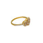 22K Yellow Gold & CZ Ring (3.3gm)