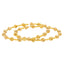 22K Yellow Gold Beaded Bangle Set of 2 (32.6gm)
