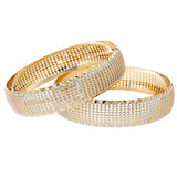 22K Yellow & White Gold Bangle Set of 2 (52.8gm) | 


Virani Jewelers invites you into a world of cultural splendor with this set of 22k gold bangle...