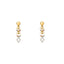 22K Multi-Tone Gold Necklace Set (11.8gm)