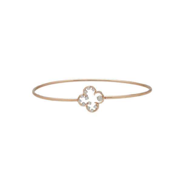 18K Rose Gold & 0.12 Carat Diamond Bangle (3.4gm) | 


Experience captivating harmony with this 18k gold and diamond bangle by Virani Jewelers.  The ...