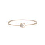 18K Rose Gold & 0.08 Carat Diamond Bangle (3gm)