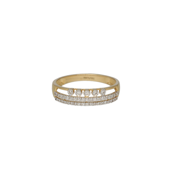 18K Yellow Gold & 0.19 Carat Diamond Ring (1.6gm) | 


Discover elegant beauty of minimal gold jewelry with this 18k gold and diamond ring by  Virani...