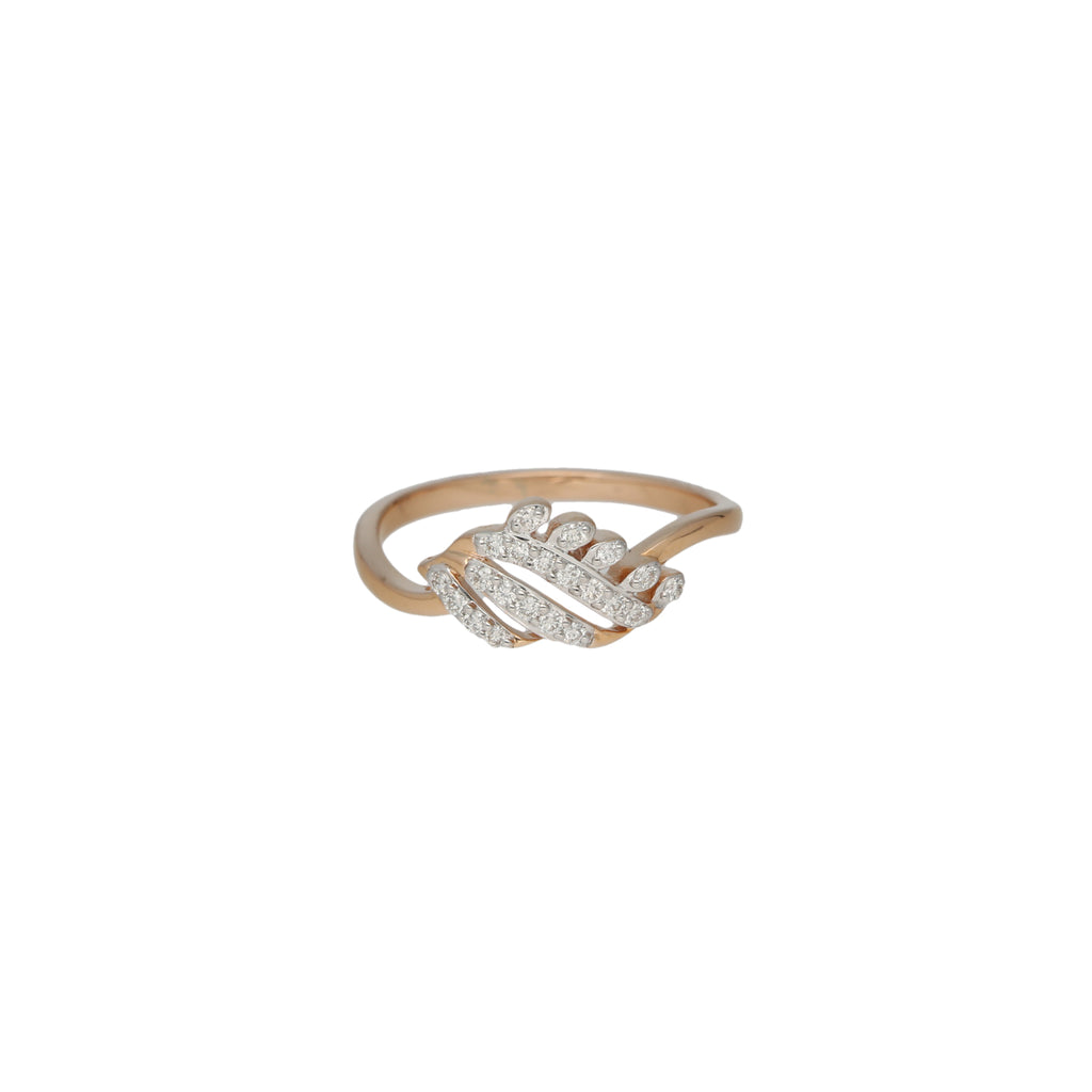 18K Rose Gold & 0.19 Carat Diamond Ring (1.7gm) | 


Adorn yourself in the captivating allure of fine gold jewelry with this 18k gold and diamond r...