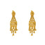 22K Yellow Gold Filigree Earrings (13gm)