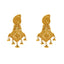 22K Yellow Gold Filigree Earrings (16.4gm)