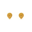 22K Yellow Gold Teardrop Stud Earrings (4.3gm)