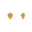 22K Yellow Gold Teardrop Stud Earrings (4.3gm)