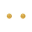 22K Yellow Gold Round Stud Earrings (4.5gm)