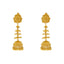 22K Yellow Gold Jhumki Earrings (15.7gm)