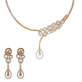 18K Rose Gold & CZ Necklace Set (21.8gm) | 


Add a touch of elegance to your ensembles with this stunning 18k rose gold necklace and earrin...