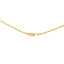 22K Yellow Gold & CZ Pendant Set (6.5gm)