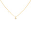 22K Yellow Gold & CZ Pendant Set (6.5gm)