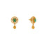22K Yellow Gold & Emerald Pendant Set (12.7gm)