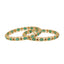 22K Multi-Tone Gold Ball Bead Bangle (12.6 grams)
