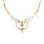 18K Rose Gold & CZ Necklace Set (27.1gm)