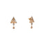 18K Rose Gold & CZ Necklace Set (21gm)