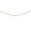 18K Rose Gold & CZ Necklace Set (9.3gm)