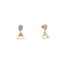 18K Rose Gold & CZ Necklace Set (18.8gm)