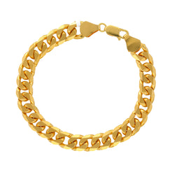 22K Yellow Gold Men's Chain Link Bracelet  (52.1gm)