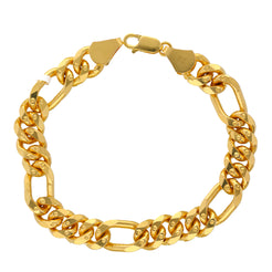 22K Yellow Gold Men's Chain Link Bracelet  (72.1gm)