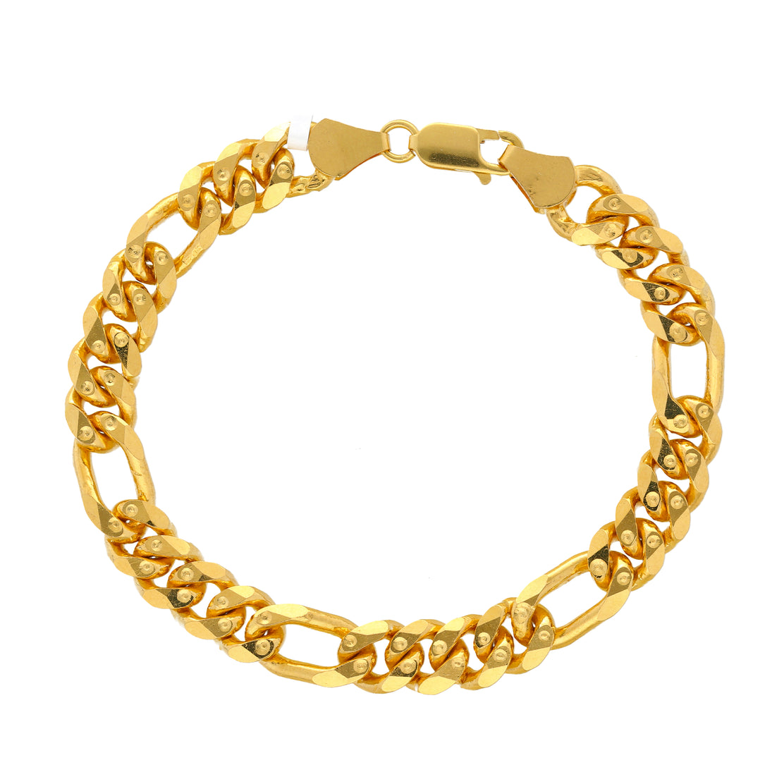 22K Yellow Gold Link Bracelet For Men (52.3gm)