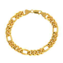 22K Yellow Gold Men's Chain Link Bracelet  (52.3gm)