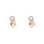 18K Rose Gold & CZ Pendant Set (9.4gm)
