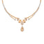 18K Rose Gold & CZ Necklace Set (24.1gm)