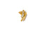 22K Yellow Gold & CZ Stud Earrings (4gm)