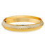 22K Yellow & White Gold Kada Bangle (44.6gm)
