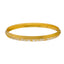 22K Yellow & White Gold Kada Bangle (26.36gm)