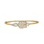 18K Yellow Gold & 0.49 Carat Diamond Bangle (9.5gm)