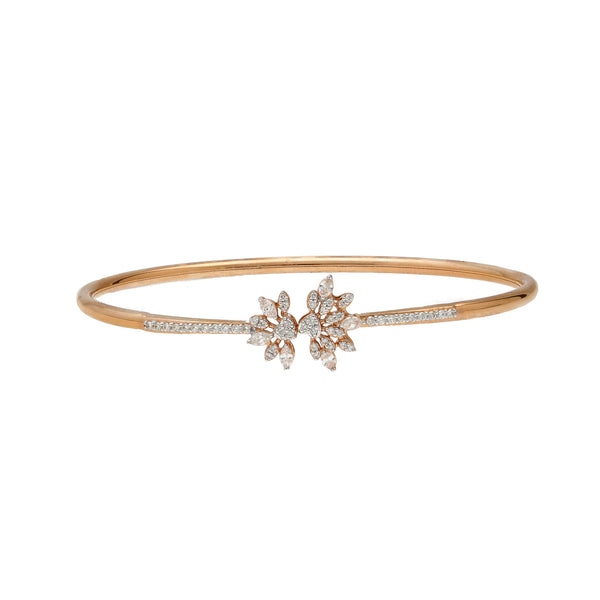 18K Rose Gold & 0.49 Carat Diamond Bangle (6.2gm) | 



Make a statement with this 18k gold and diamond bangle by Virani Jewelers. This elegant gold ...