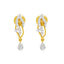 18K Yellow & White Gold Diamond Pendant Set (7.9gm)