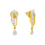 18K Yellow & White Gold Diamond Pendant Set (7.9gm)