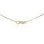 18K Yellow & White Gold Diamond Pendant Set (7.9gm)