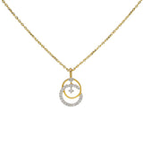 18K Yellow & White Gold Diamond Pendant Set (5.7gm) | 


Simple, elegant, and stylish - this 18k gold jewelry set features a luxurious assembly of diam...