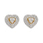 18K Yellow & White Gold Diamond Pendant Set (9.6gm)