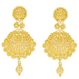22K Yellow Gold Jewelry Set (117gm) | 


The detailed filigree work used to create this stunning 22k Indian gold necklace and earring s...