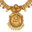 22K Yellow Gold, Emerald & Ruby Temple Jewelry Set (109.2)