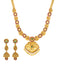 22K Yellow Gold, Emerald & Ruby Jewelry Set (106.2)