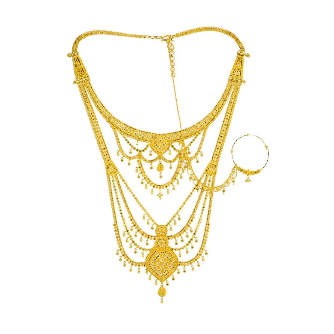 Designer necklace and earring sets hotsell