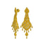 An image showing the post and of the 22K gold earrings from Virani Jewelers.