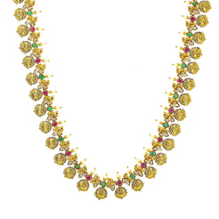 An image of a beautiful 22K gold necklace from Virani Jewelers