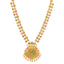 22K Yellow Gold & Multi-Stone Long Temple Necklace (74.7gm)