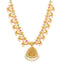 22K Yellow Gold & Multi-Stone Temple Necklace (94.8gm)