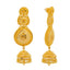 22K Yellow Gold Beaded Necklace Set (116.5gm)