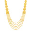 22K Yellow Gold Beaded Necklace Set (116.5gm)