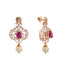18K Rose Gold NecklaceSet w/ 2.93ct Diamonds, Pearls, & Gems(33.5gm)